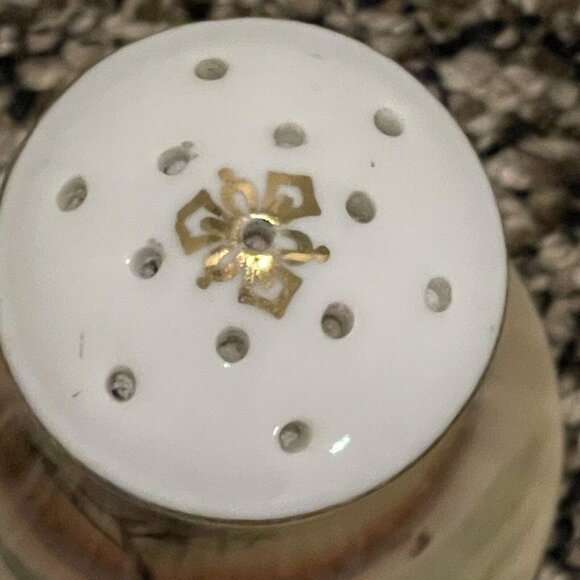 VTG Salt Pepper Shakers 3" Japan Hand Painted Nature Scenes Porcelain Multicolor - Picture 8 of 10